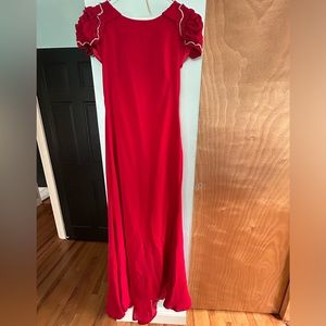 JS Collections size 6 red gown.